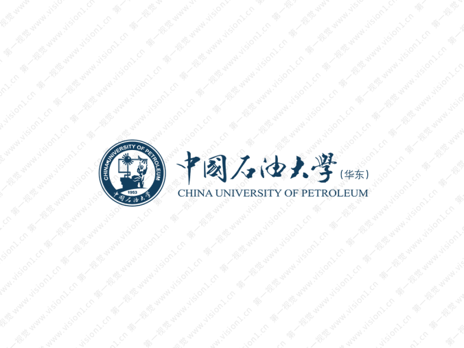 中国石油大学(华东)校徽标志矢量图