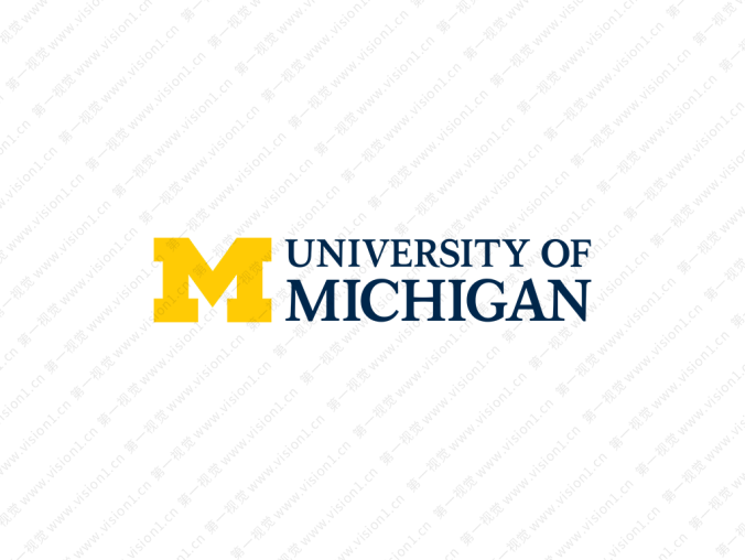 密西根大学校徽logo矢量图