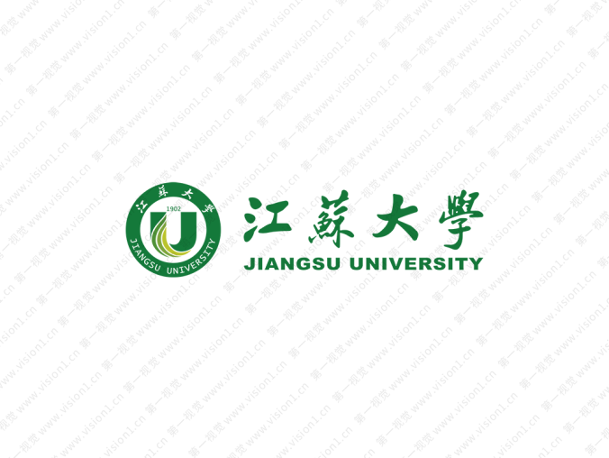 江苏大学校徽标志矢量图