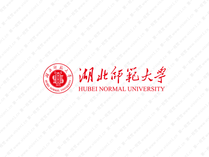 湖北师范大学校徽标志矢量图