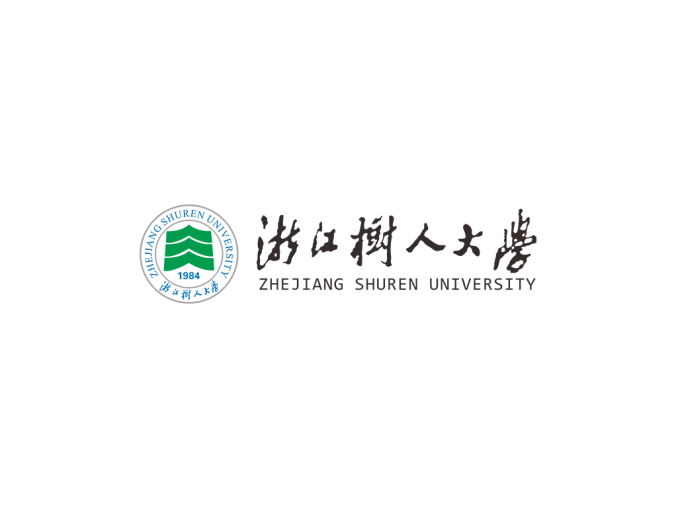 浙江树人大学校徽标志矢量图