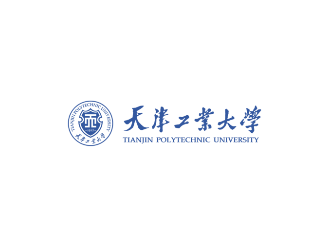 天津工业大学校徽标志矢量图