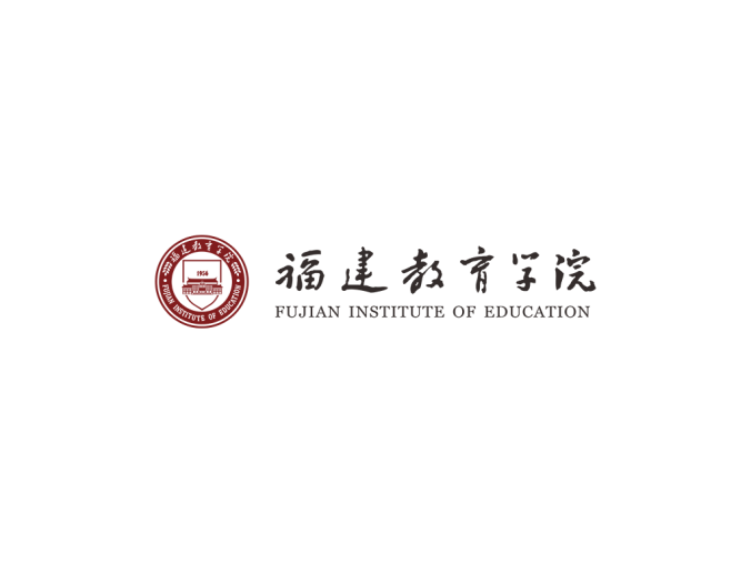 福建教育学院校徽标志矢量图