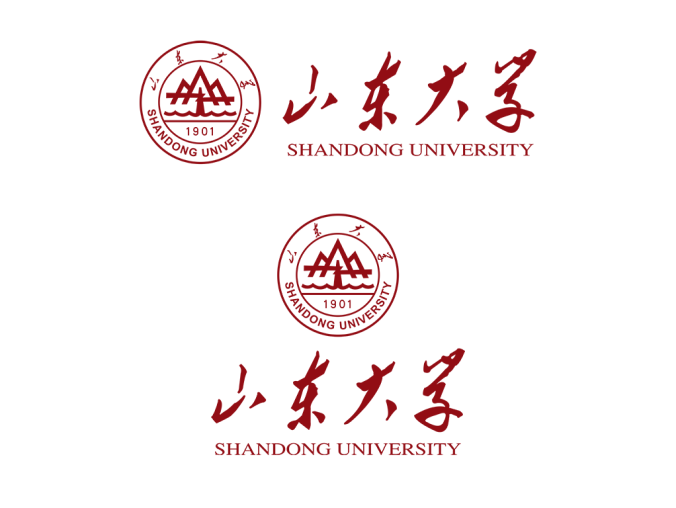 大学校徽系列:山东大学标志矢量图