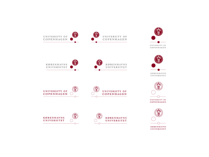 丹麦哥本哈根大学校徽logo矢量图