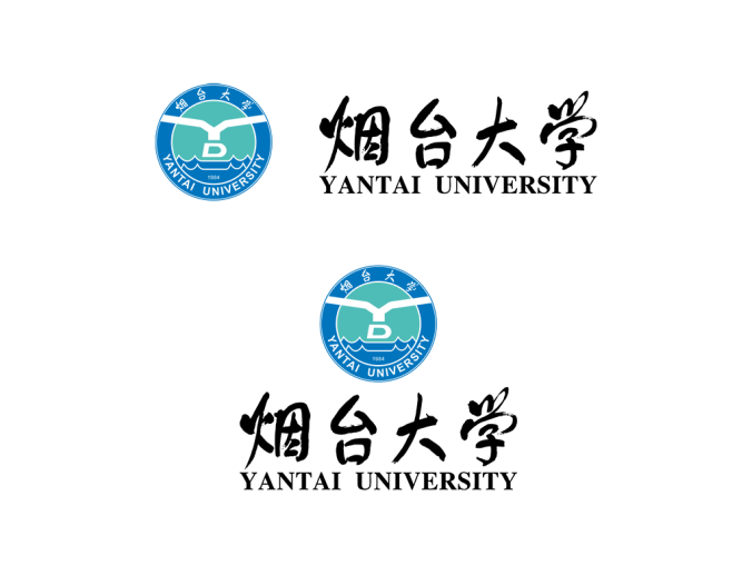 烟台大学校徽标志矢量图