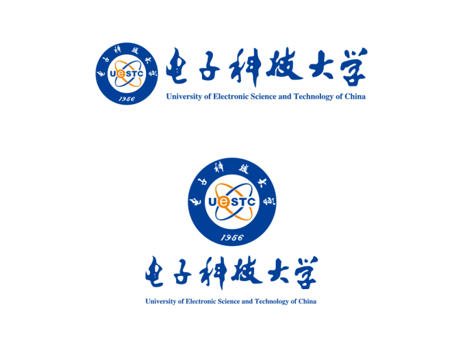 大学校徽系列:电子科技大学标志矢量图