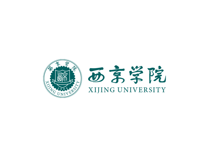 西京学院校徽标志矢量图