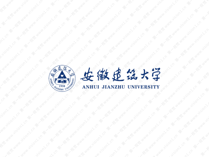 大学校徽系列：安徽建筑大学标志矢量图