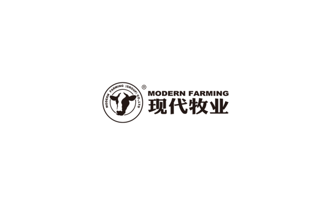 现代牧业logo标志矢量图