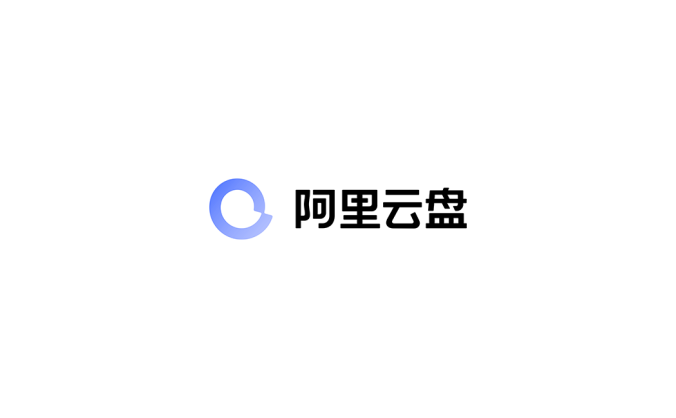 阿里云盘logo标志矢量图