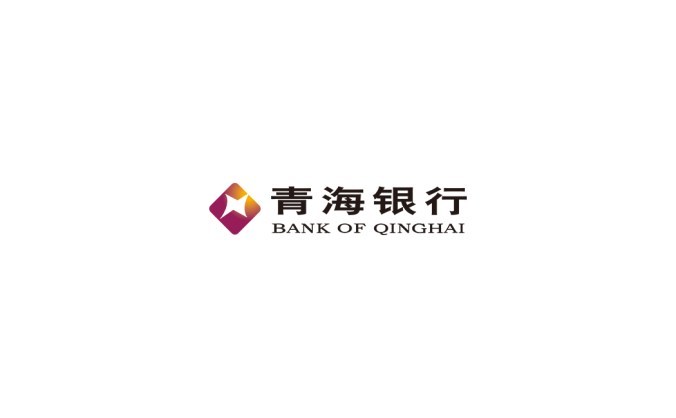 青海银行标志矢量图
