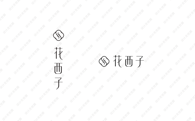 花西子logo标志矢量图