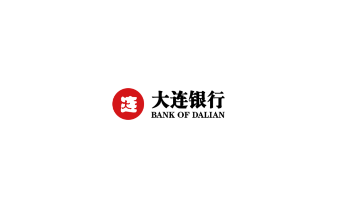 大连银行标志矢量图