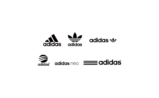 著名运动品牌阿迪达斯adidas标志矢量图