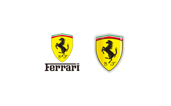 Ferrari法拉利汽车标志矢量图