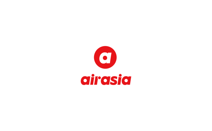 AirAsia亚洲航空公司logo标志矢量图