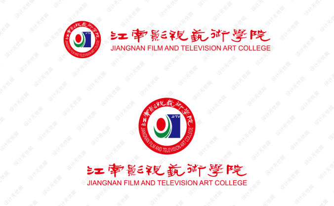 江南影视艺术学院logo标志矢量图