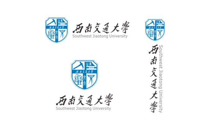大学校徽系列: 西南交通大学标志矢量图