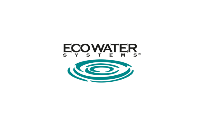 怡口净水(ECOWATER)logo标志矢量图