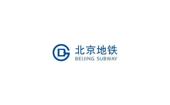 北京地铁logo标志矢量图