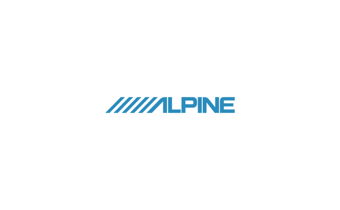 阿尔派(alpine)汽车音响logo标志矢量图