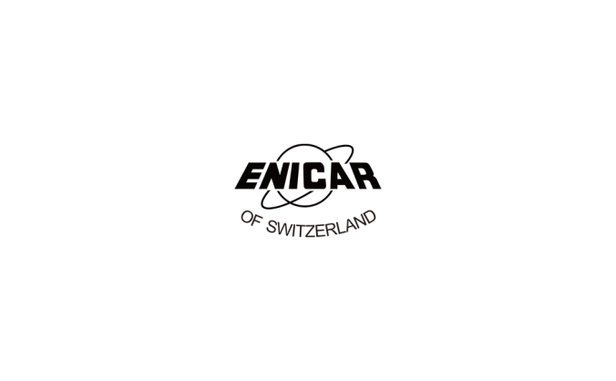 世界名表:ENICAR英纳格表标志矢量图