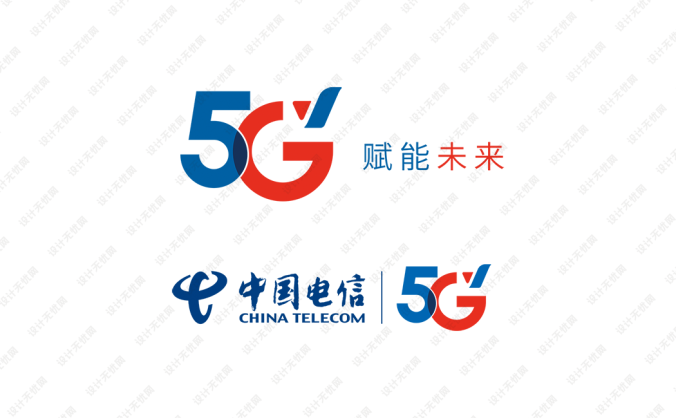 中国电信5G logo标志矢量图