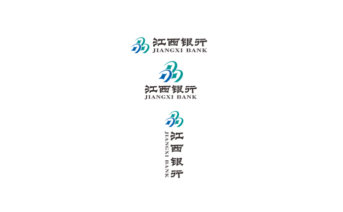 江西银行logo标志矢量图