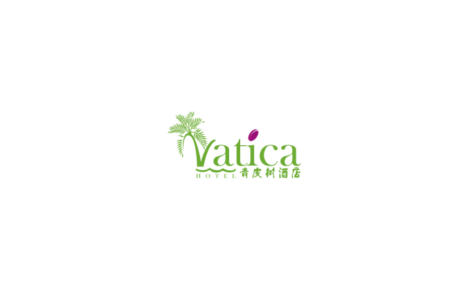 青皮树酒店logo标志矢量图