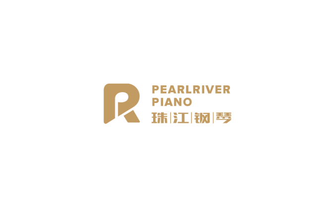 珠江钢琴logo标志矢量图