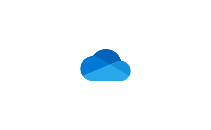 OneDrive标志矢量图