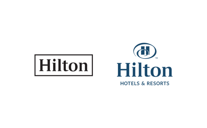 Hilton希尔顿酒店标志矢量图
