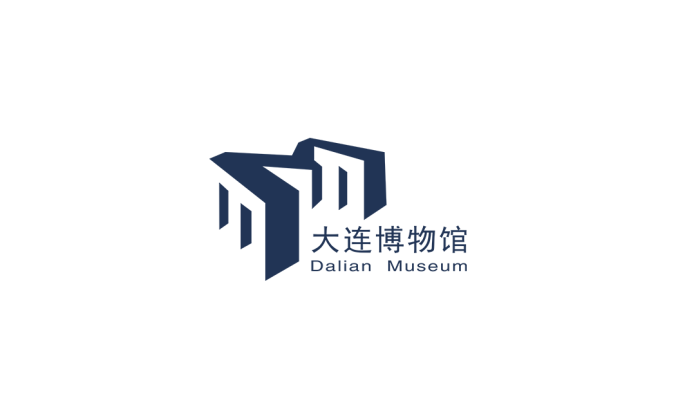 大连博物馆logo矢量图