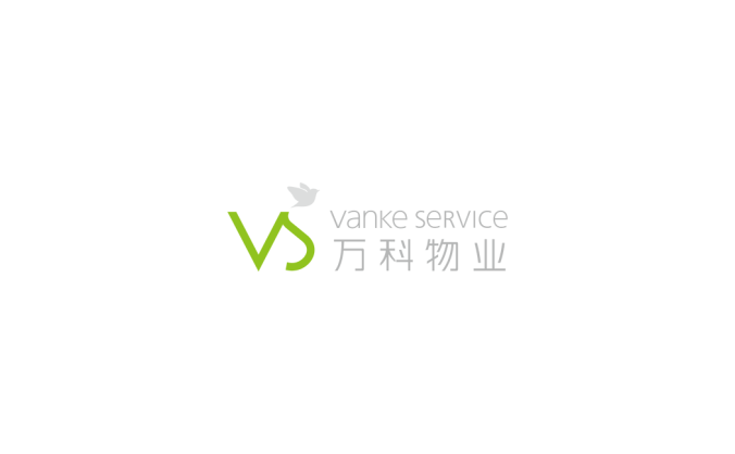 万科物业logo标志矢量图