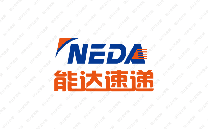 能达速递标志矢量图