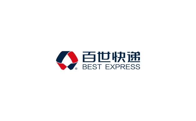 百世快递标志矢量图