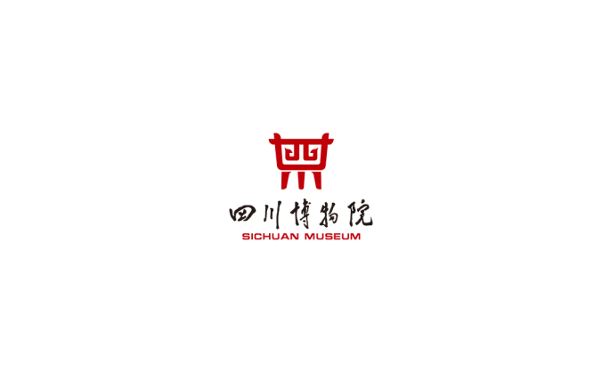 四川博物院logo标志矢量图