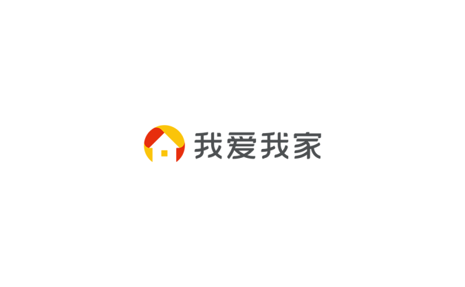 我爱我家logo标志矢量图