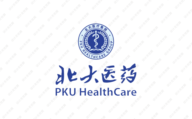 北大医药logo标志矢量图