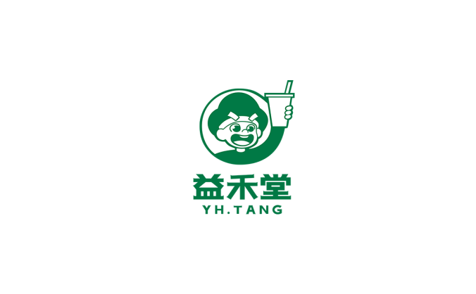 益禾堂奶茶logo标志矢量图