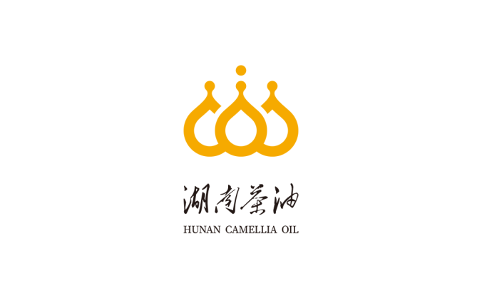湖南茶油logo标志矢量图