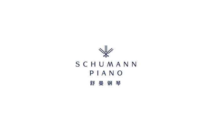 舒曼钢琴logo标志矢量图