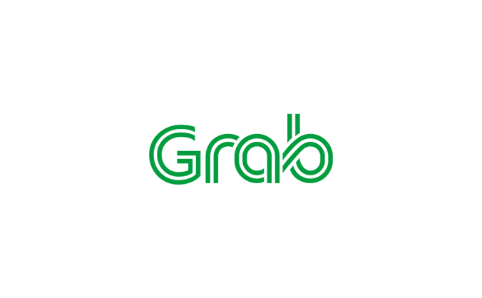 东南亚网约车和送餐平台Grab标志矢量图