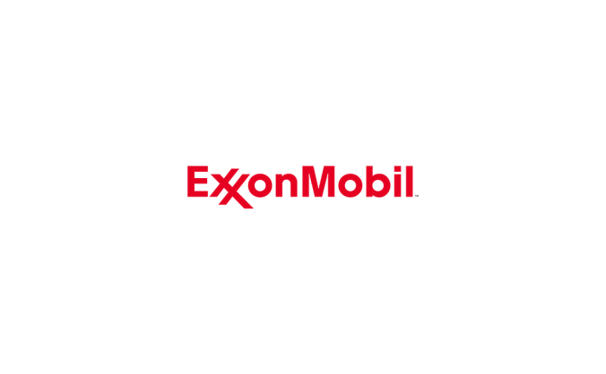 exxon埃克森美孚标志矢量图