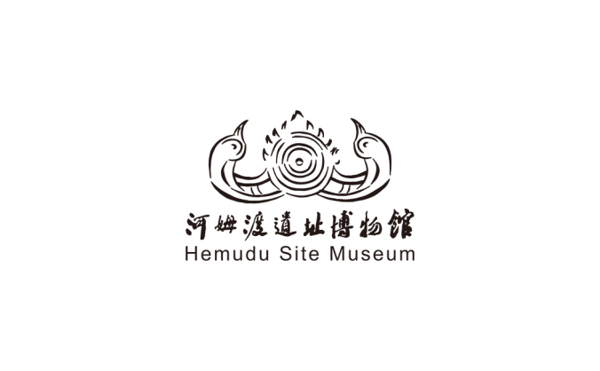 河姆渡遗址博物馆logo矢量图