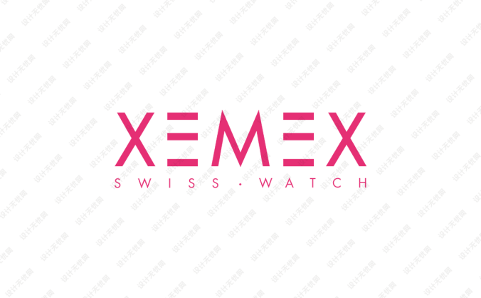 世界名表: xemex尚美手表标志矢量图