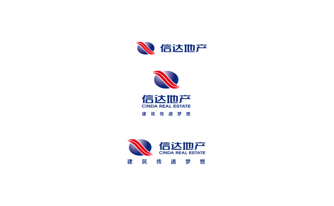 信达地产logo标志矢量图