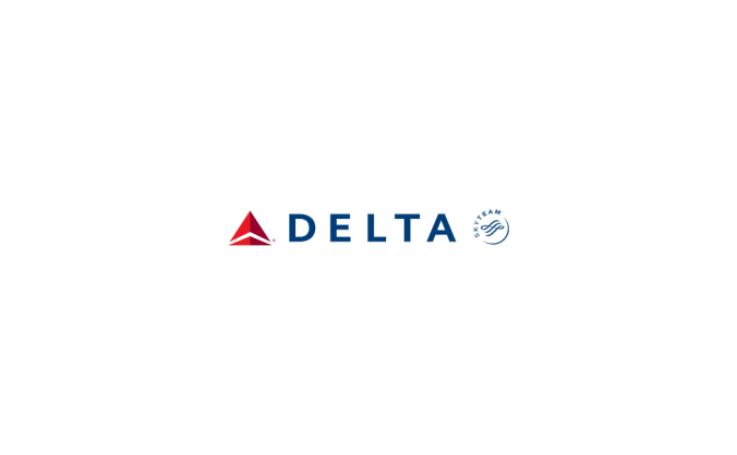 达美航空(Delta Air Lines)标志矢量图
