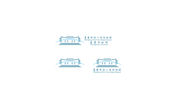重庆博物馆，重庆中国三峡博物馆logo矢量图